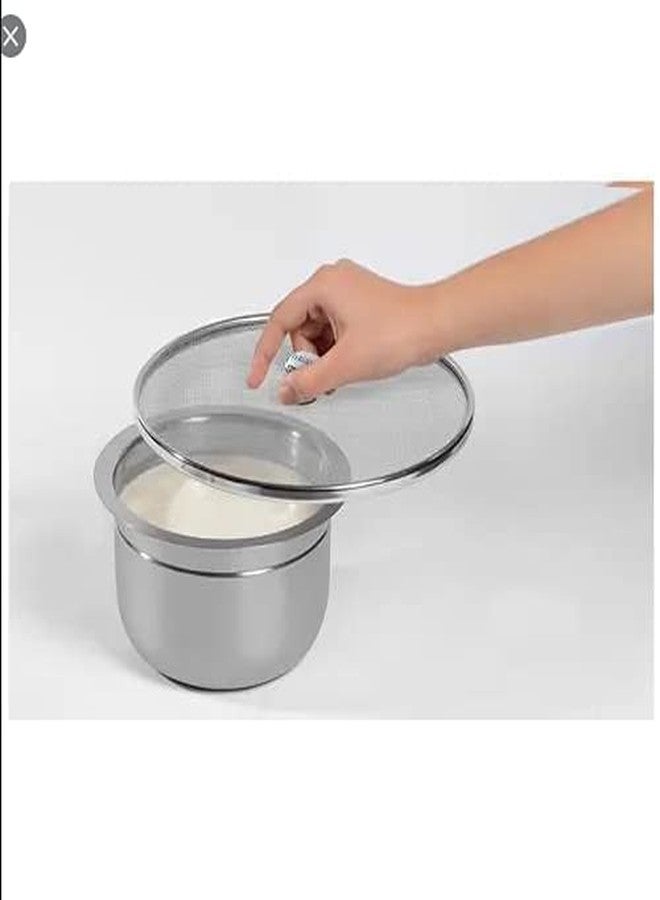 Royals Stainless Steel Pot/Vessel Net cover/Lid (7inch), 2pc - Image 2
